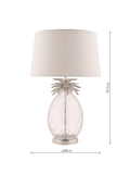 Laura Ashley pineapple glass large table lamp - British product