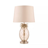Laura Ashley pineapple glass table lamp petite champagne, imported from the UK