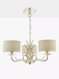 Laura Ashley chandelier 3-arm champagne ceiling light (British brand)