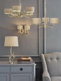 Laura Ashley chandelier 3-arm champagne ceiling light (British brand)