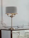 Laura Ashley Sorrento 3 arm table lamp with linen shade (British brand)