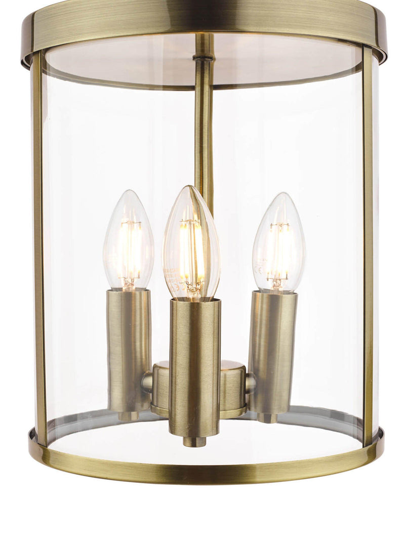 Laura Ashley Selbourne ceiling light antique finish (British brand)