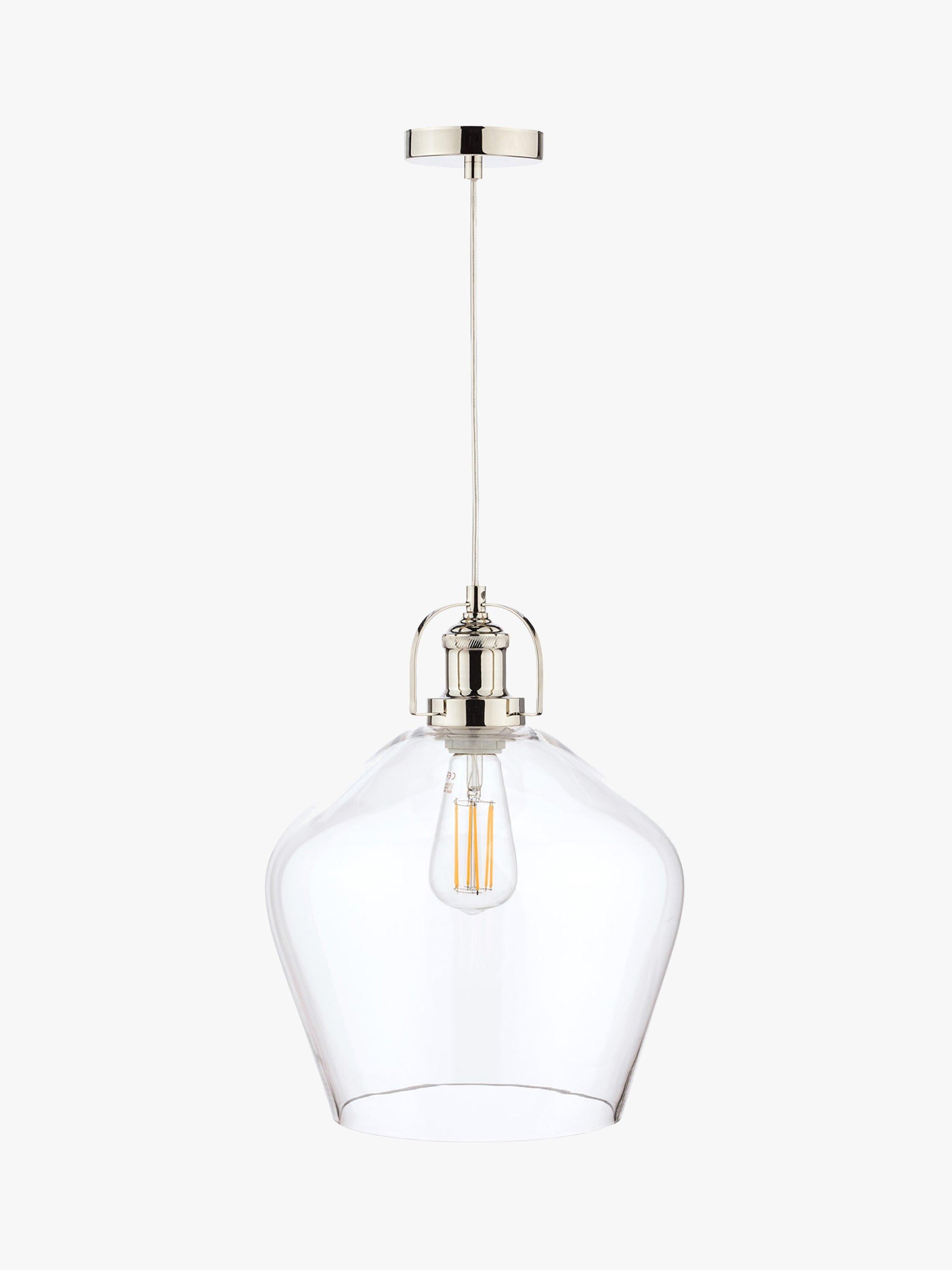 Laura Ashley Rye glass pendant ceiling light - British product