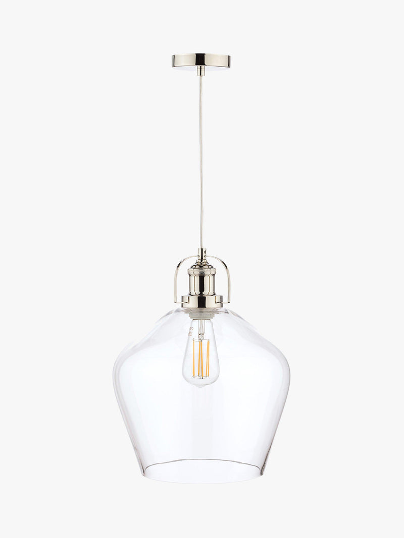 Laura Ashley Rye glass pendant ceiling light - British product