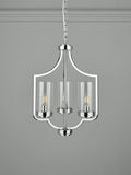 Laura Ashley 3 arm chandelier ceiling light polished chrome, UK version