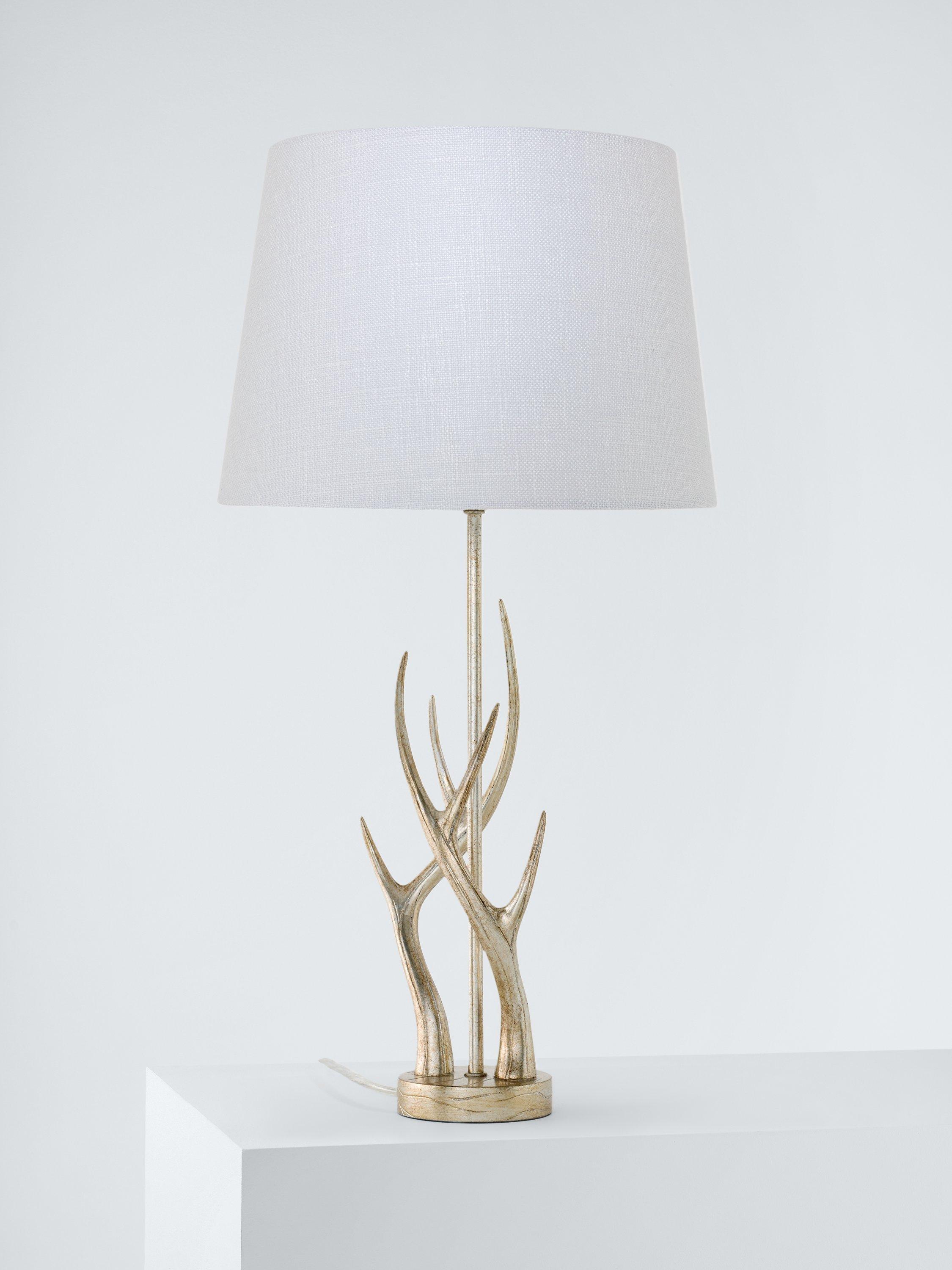 Laura Ashley antler table lamp champagne, UK version