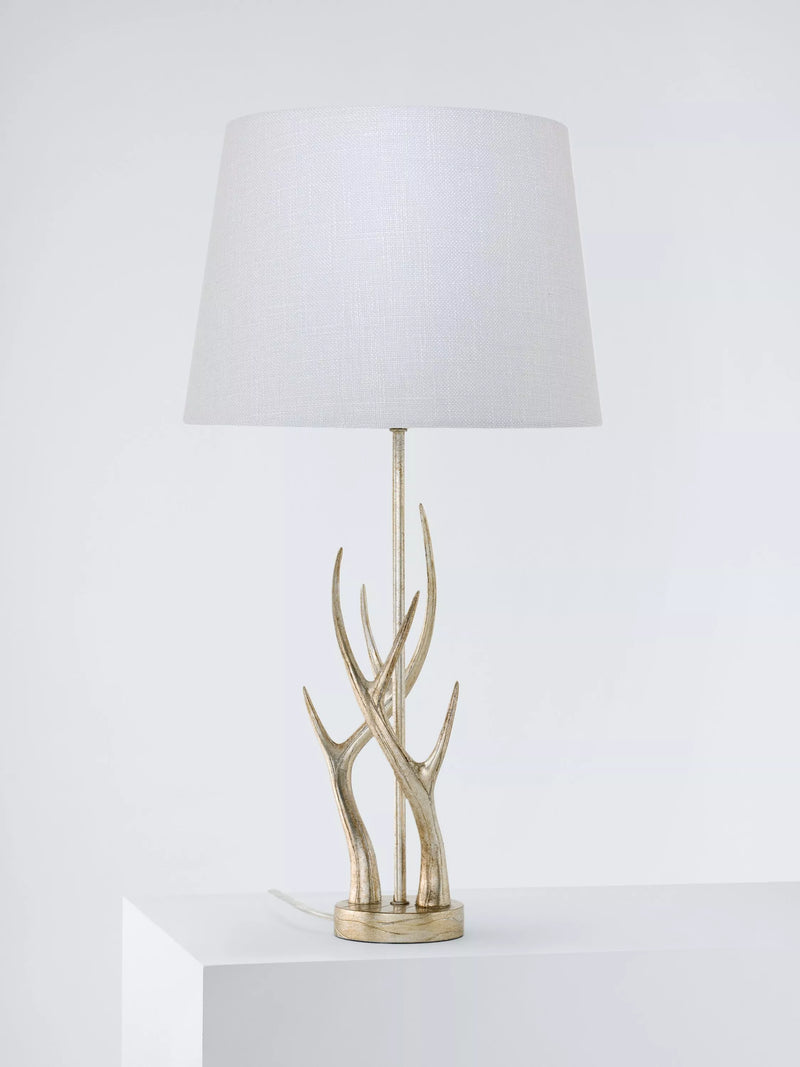 Laura Ashley antler table lamp champagne, UK version