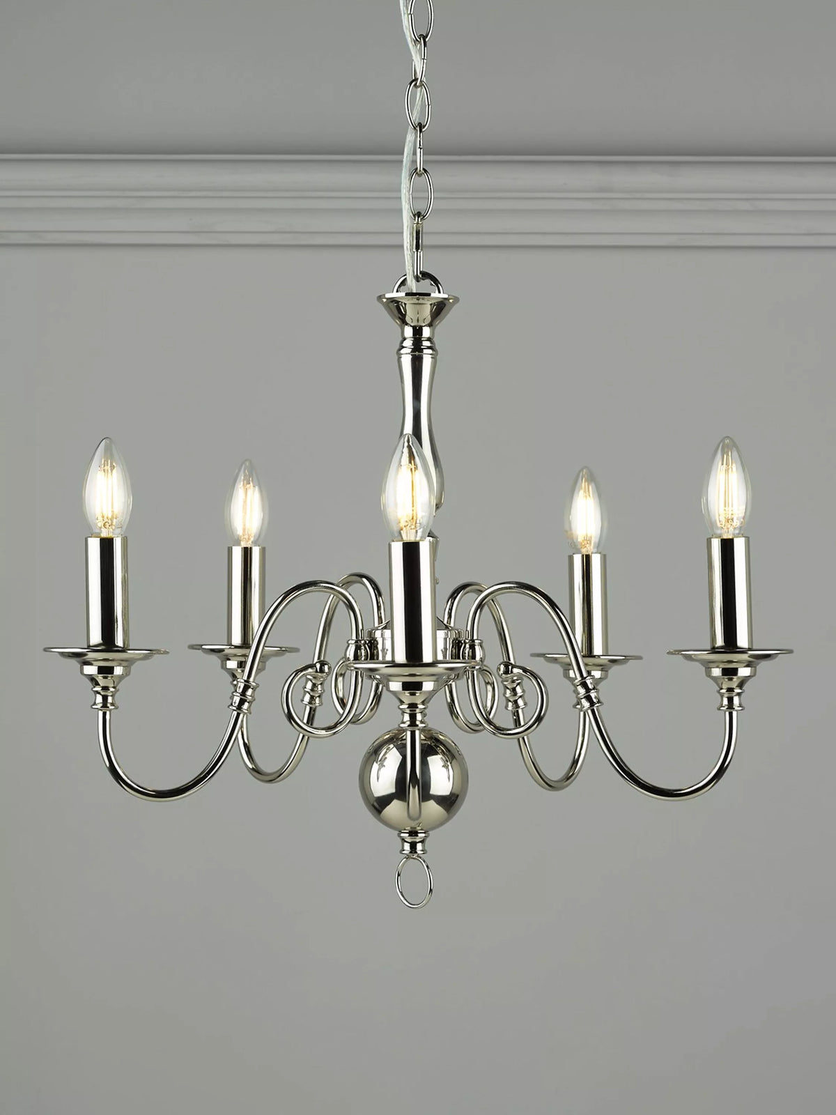 Laura Ashley Winchester 5 arm ceiling light, UK version