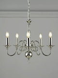 Laura Ashley Winchester 5 arm ceiling light, UK version