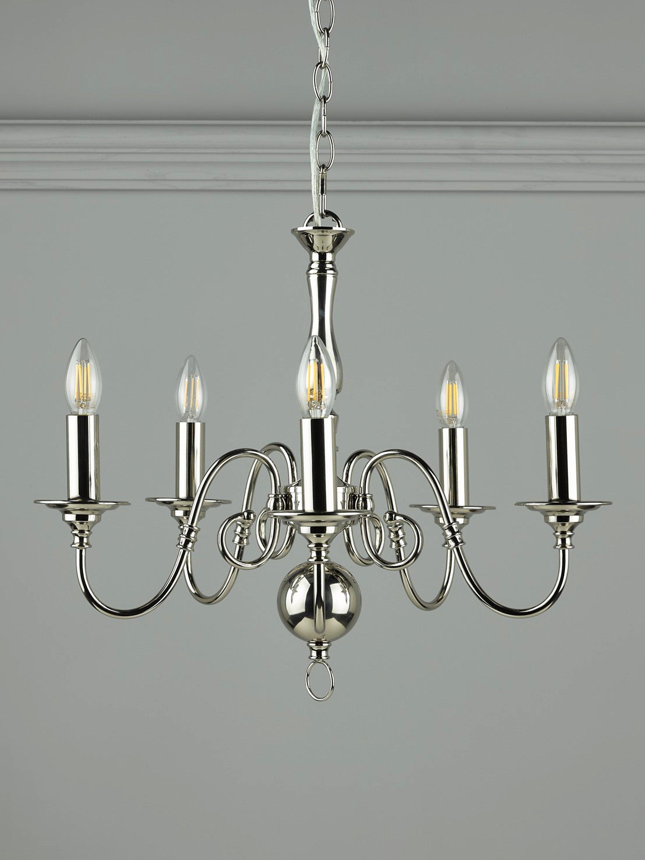 Laura Ashley Winchester 5 arm ceiling light, UK version