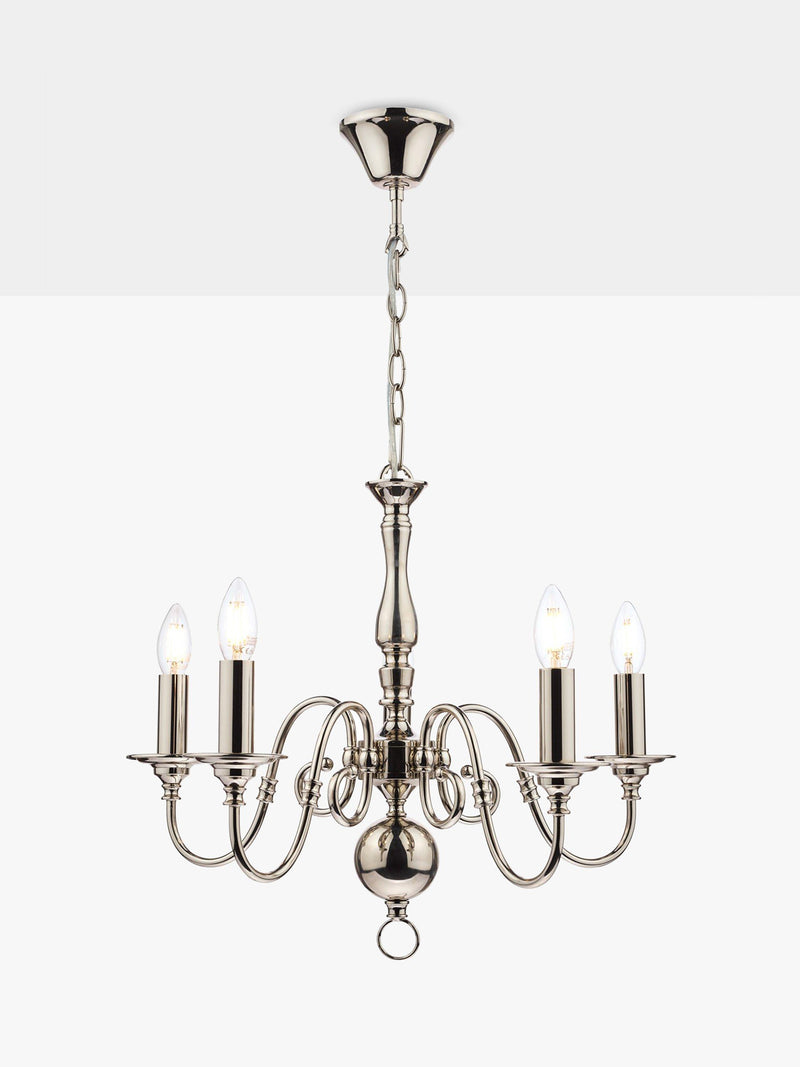 Laura Ashley Winchester 5 arm ceiling light, UK version