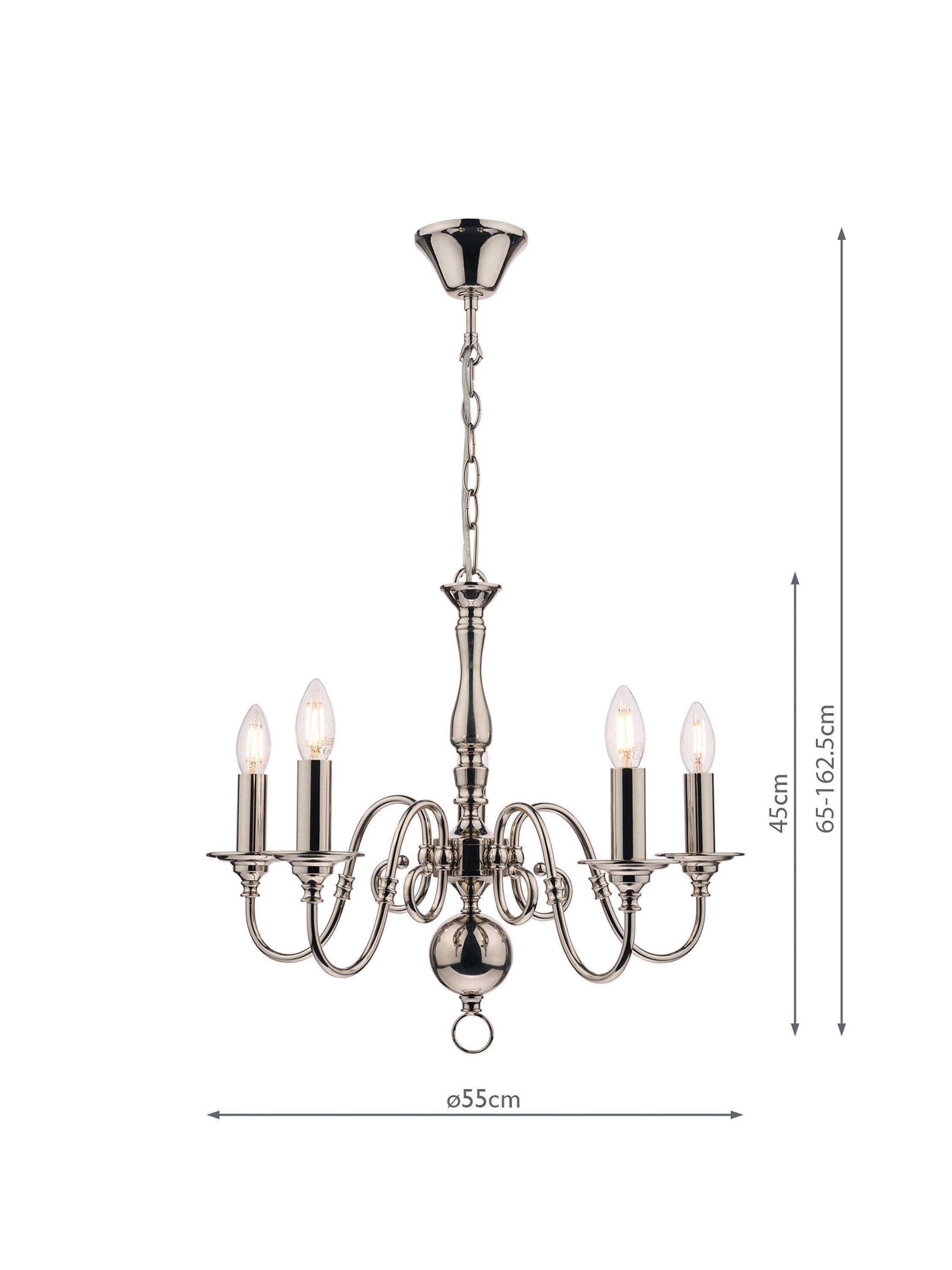 Laura Ashley Winchester 5 arm ceiling light, UK version