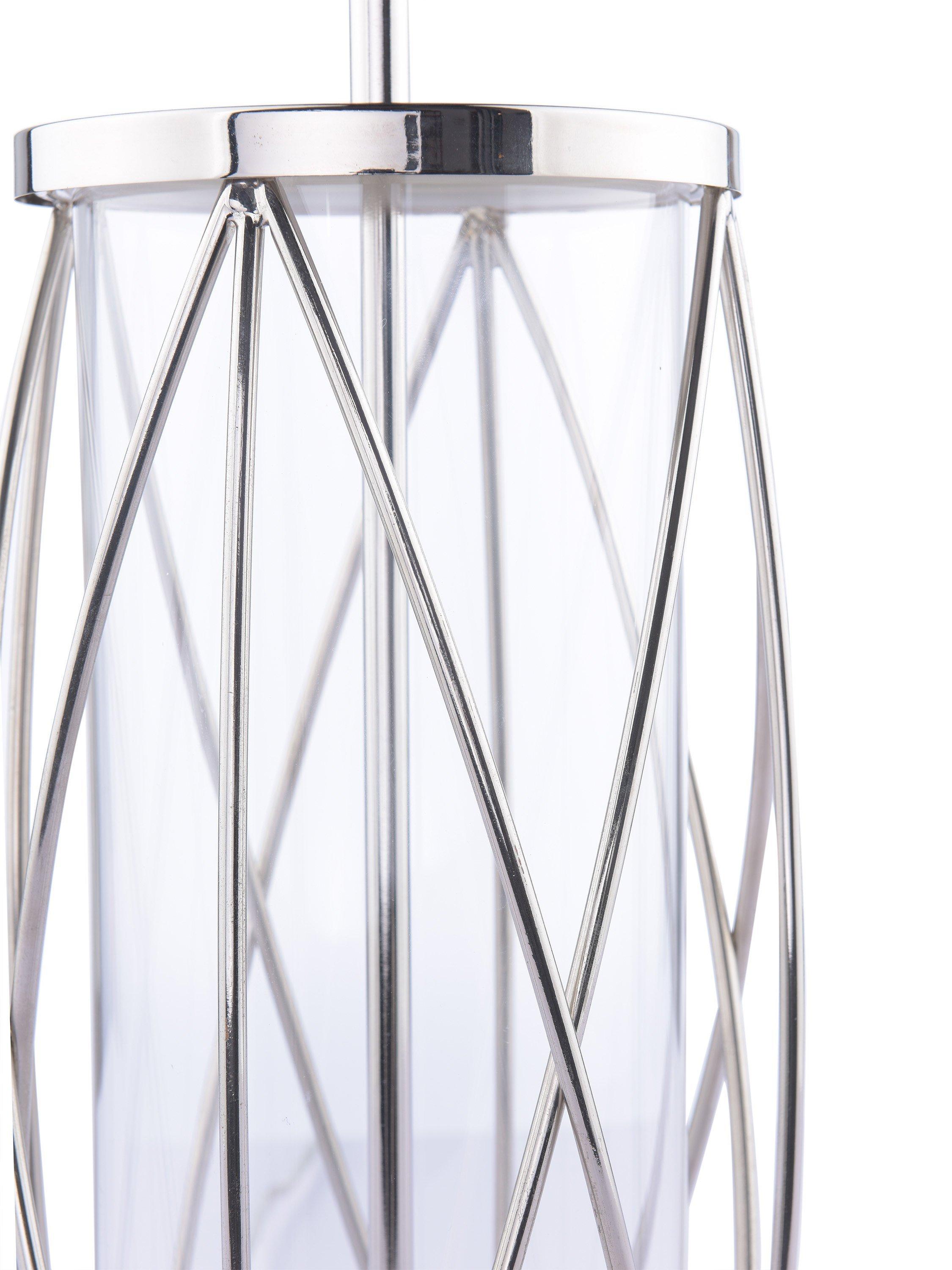 Laura Ashley Beckworth table lamp polished nickel (British brand)