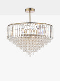 Laura Ashley Vienna semi flush crystal ceiling light (British brand)