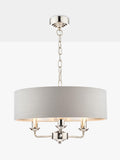 Laura Ashley Sorrento 3 arm ceiling light drum shade, UK version