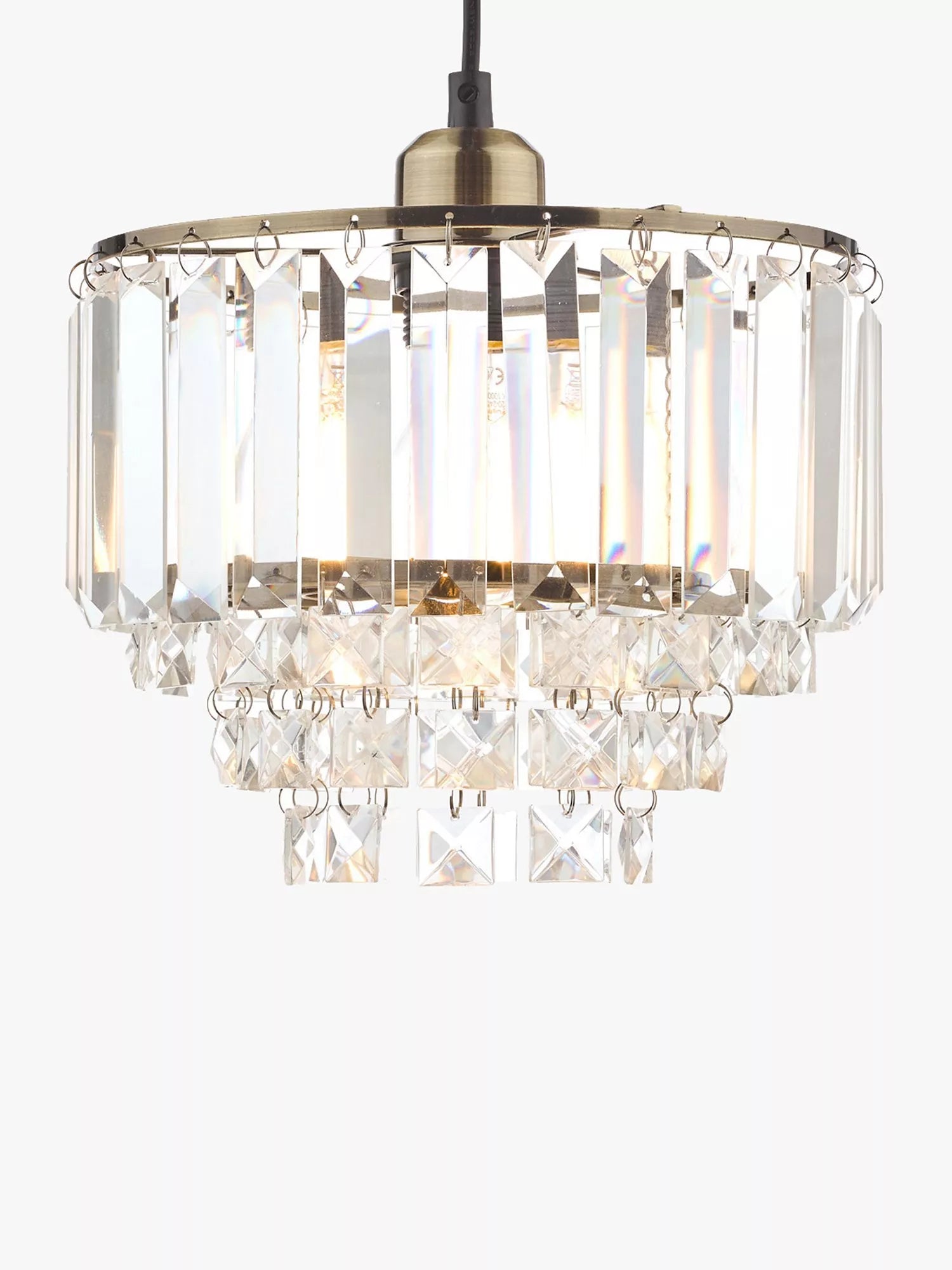Laura Ashley Vienna Crystal Glass Easy-to-Fit Ceiling Shade