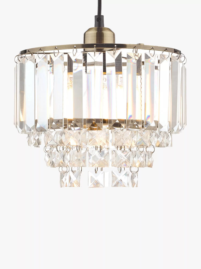 Laura Ashley Vienna Crystal Glass Easy-to-Fit Ceiling Shade