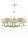 Laura Ashley champagne chandelier 5 arm drop light - British product