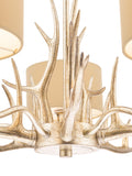 Laura Ashley champagne chandelier 5 arm drop light - British product