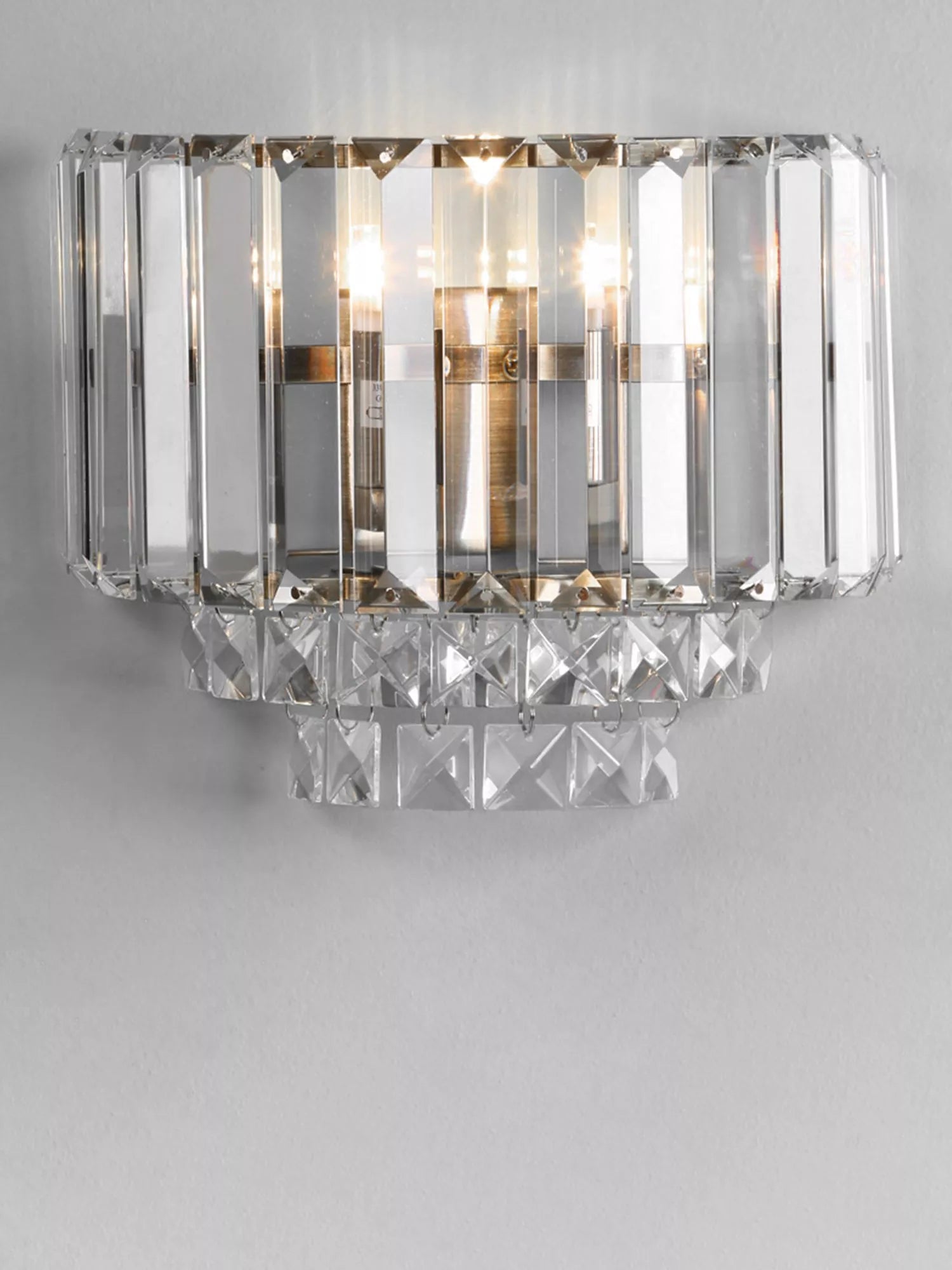 Laura Ashley Vienna crystal wall light polished finish - British product
