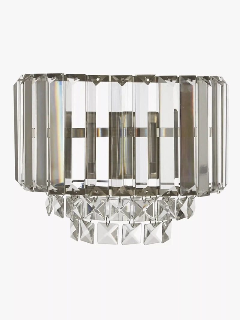 Laura Ashley Vienna crystal wall light polished finish - British product