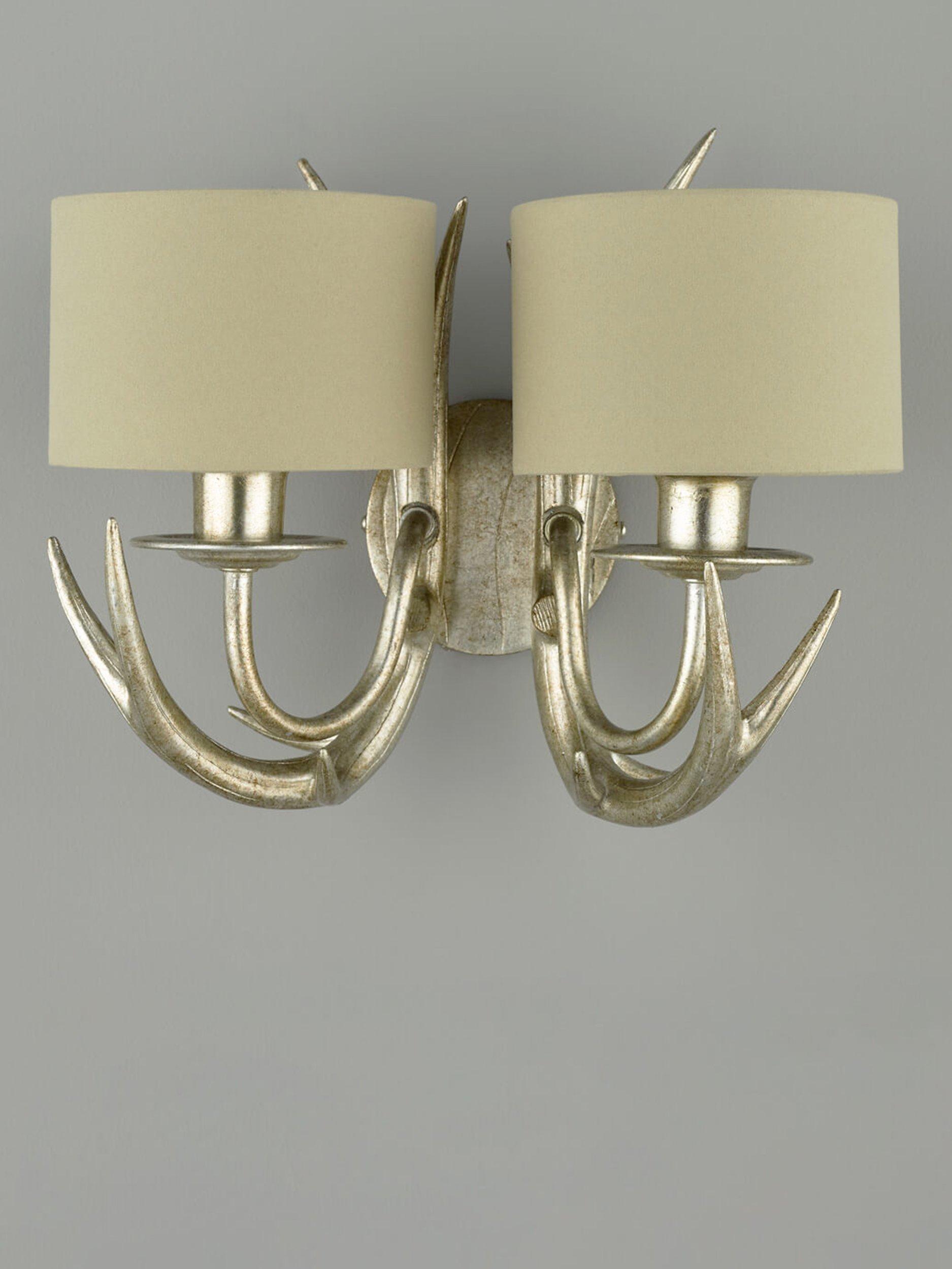 Laura Ashley double wall light champagne finish, imported from the UK