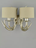 Laura Ashley double wall light champagne finish, imported from the UK