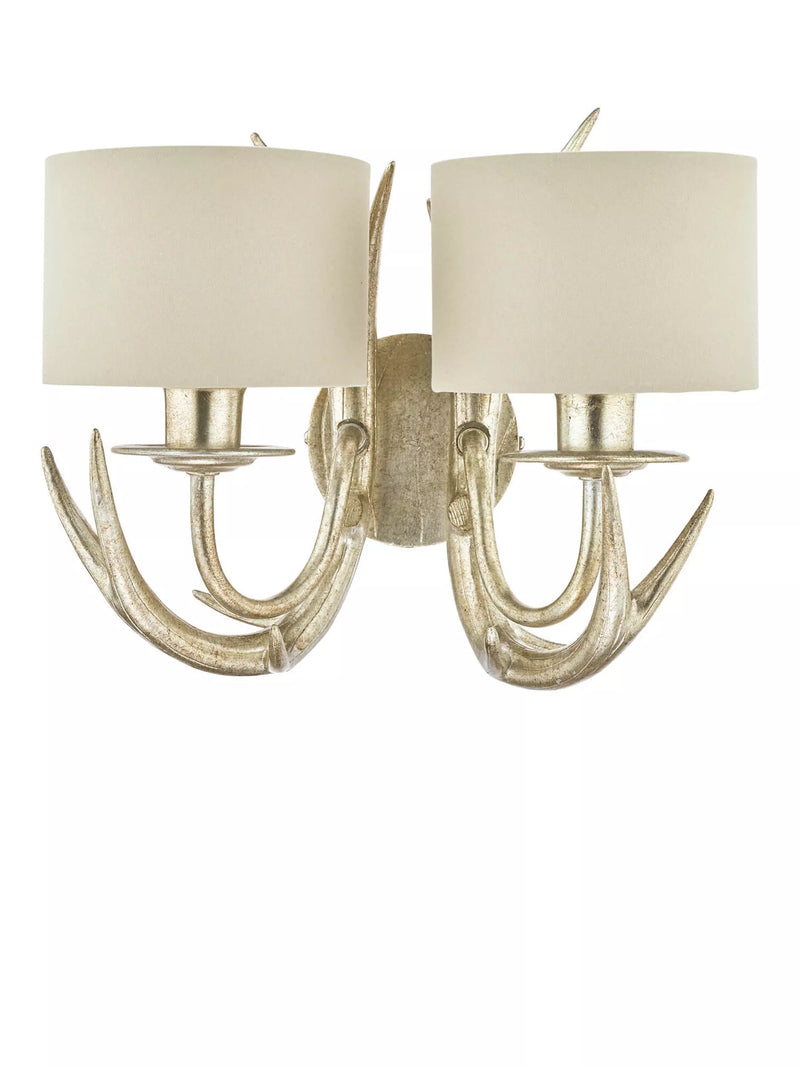 Laura Ashley double wall light champagne finish, imported from the UK