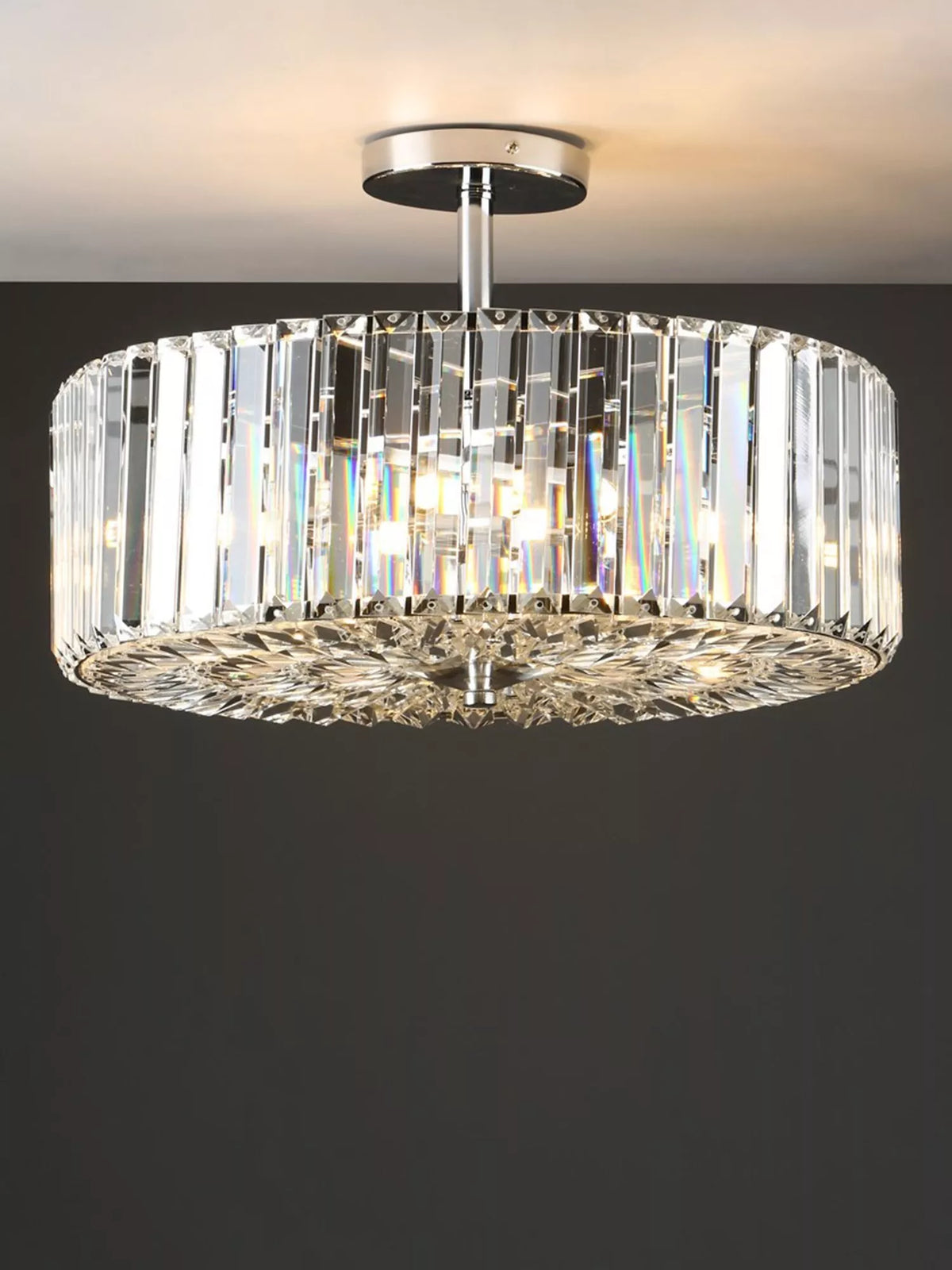 Laura Ashley Fernhurst semi-flush ceiling light large, British brand