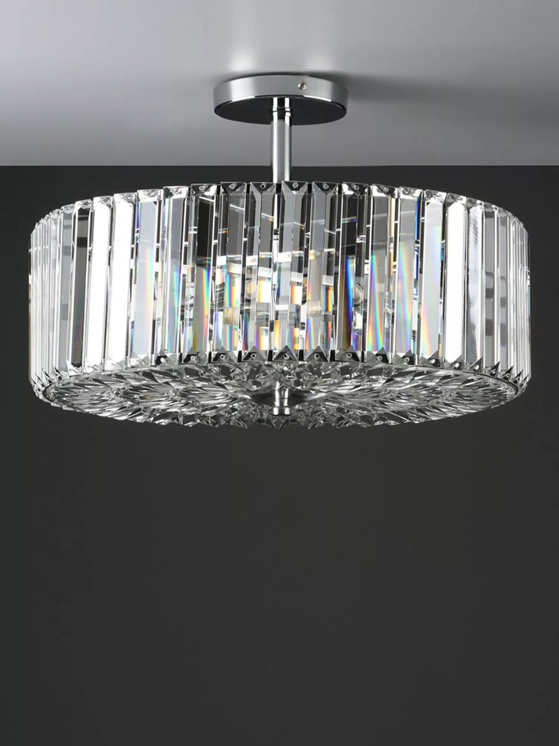 Laura Ashley Fernhurst semi-flush ceiling light large, British brand