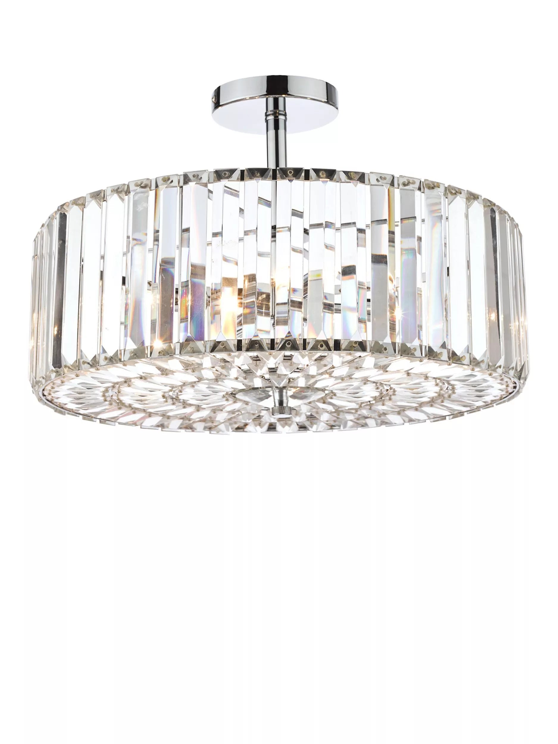 Laura Ashley Fernhurst semi-flush ceiling light large, British brand