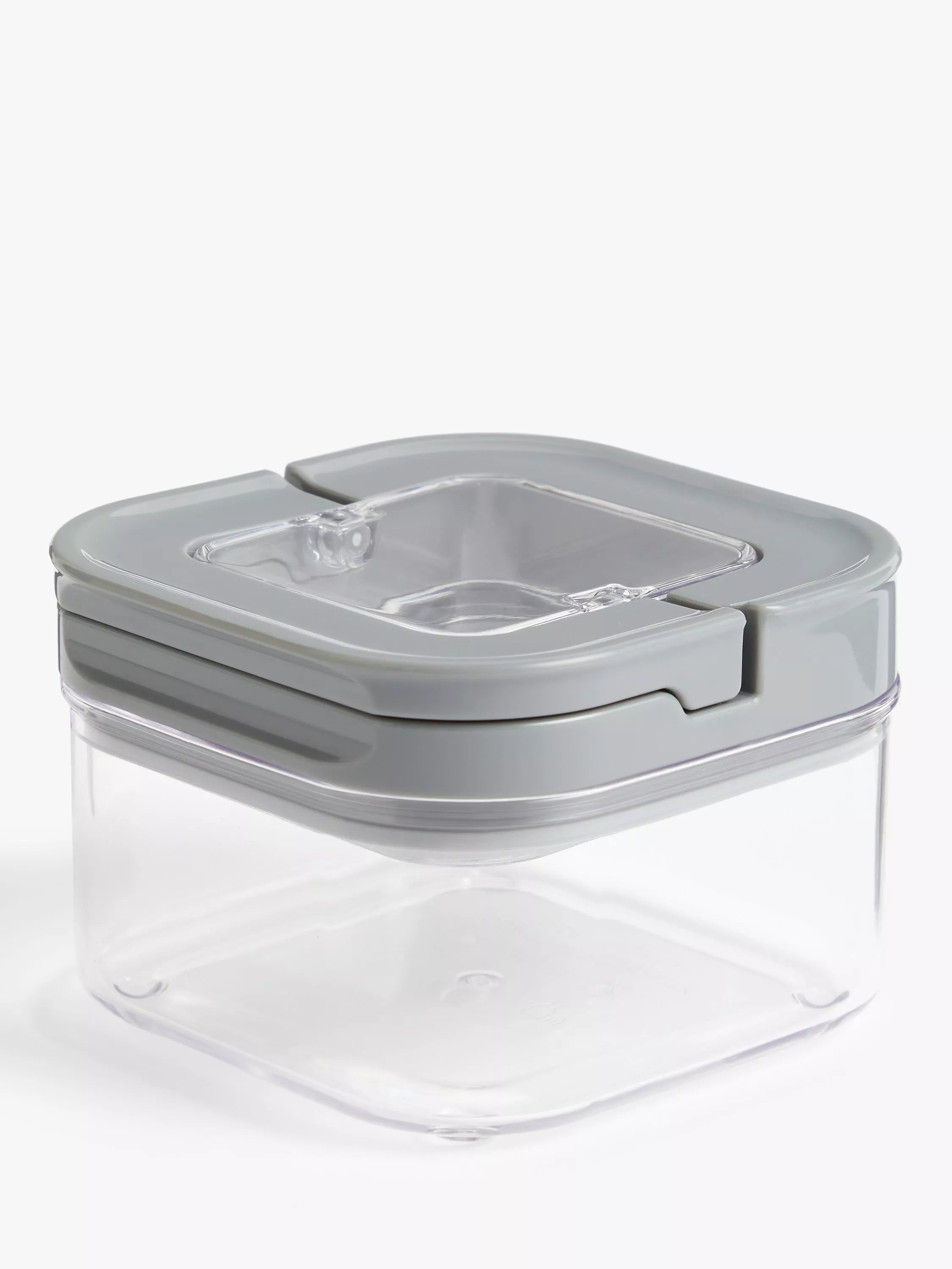 John Lewis Flip Lock Airtight Square Storage Container 450ml, UK version