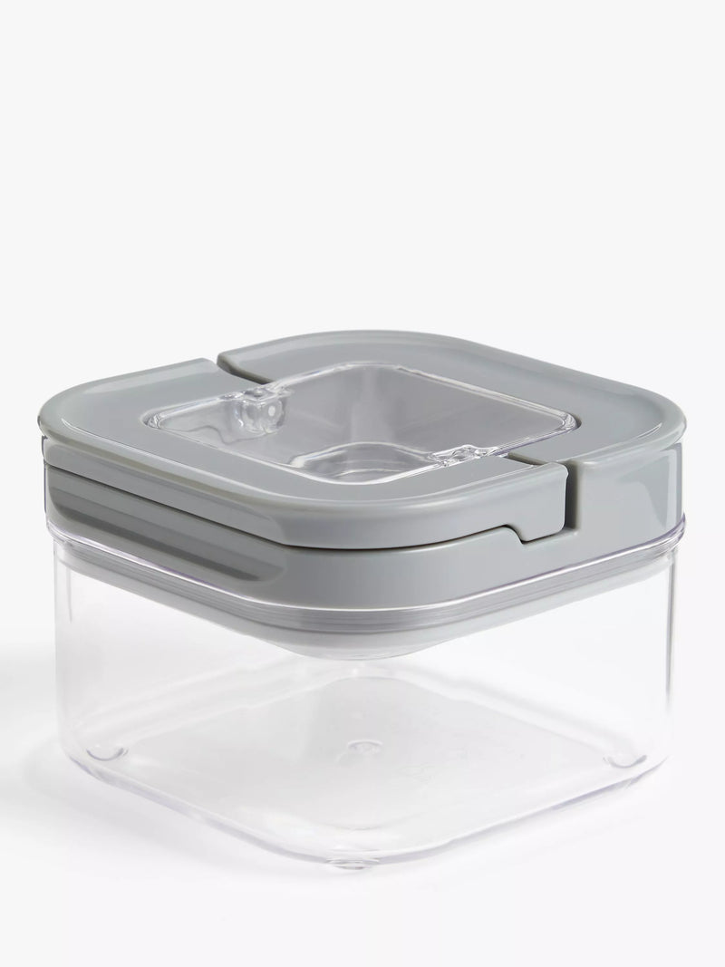 John Lewis Flip Lock Airtight Square Storage Container 450ml, UK version