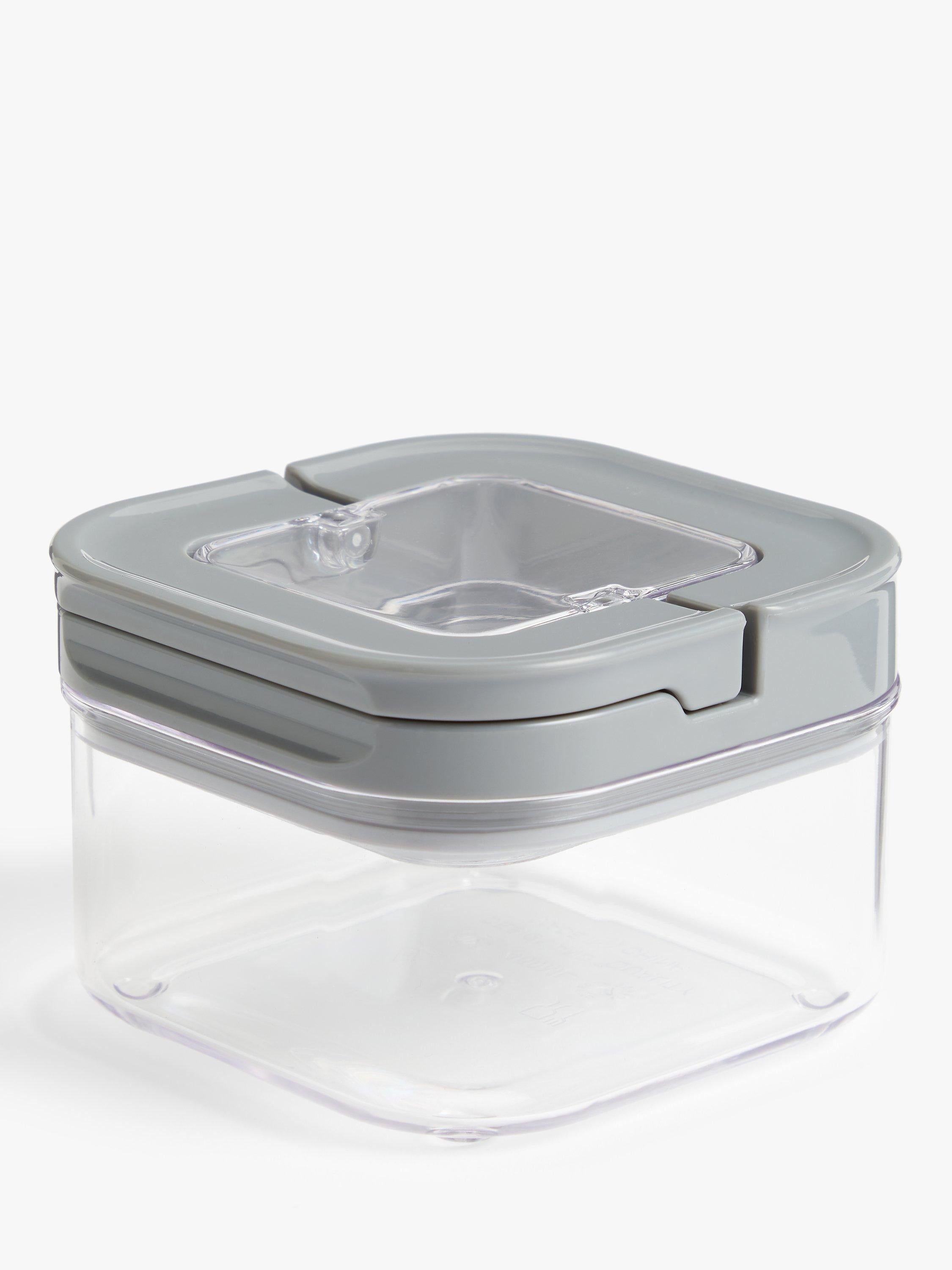John Lewis Flip Lock Airtight Square Storage Container 450ml, UK version