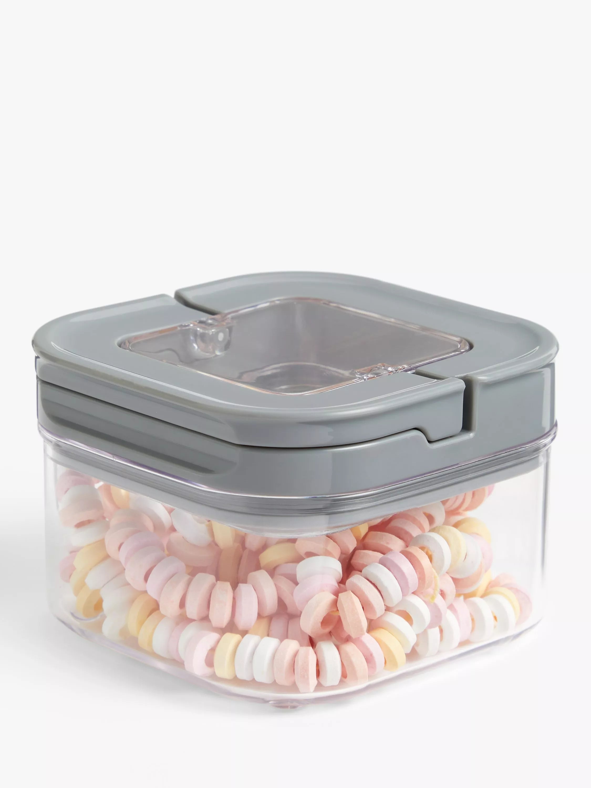 John Lewis Flip Lock Airtight Square Storage Container 450ml, UK version