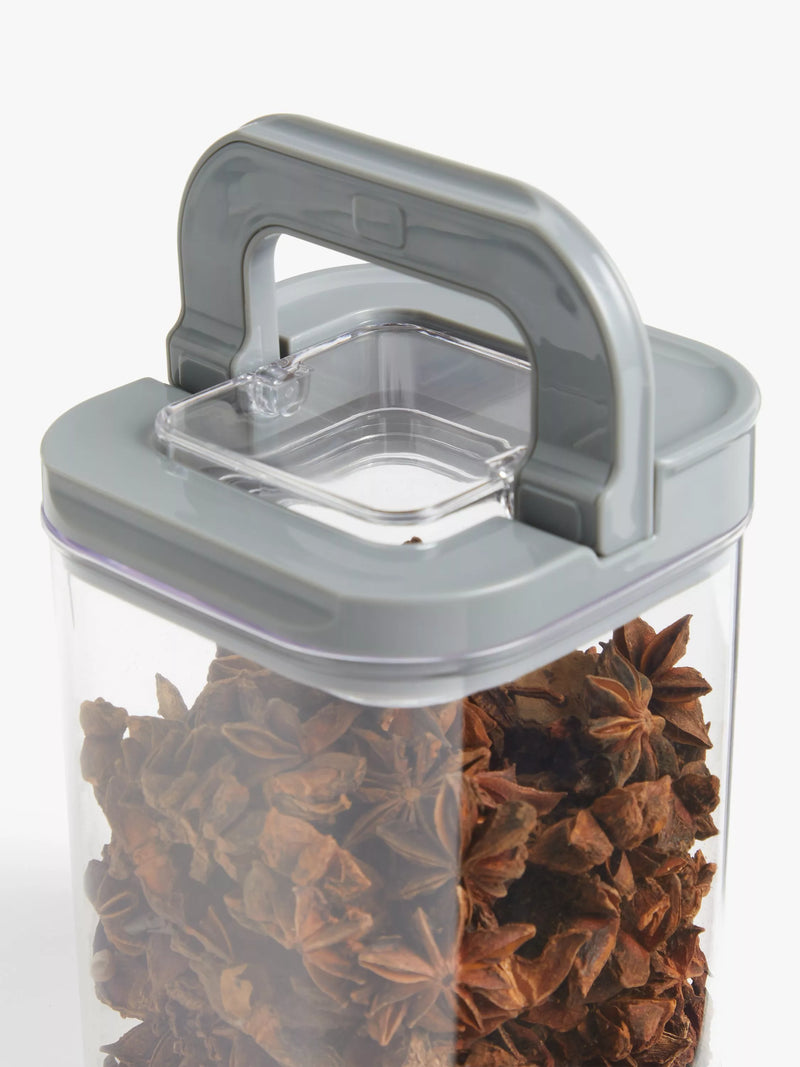 John Lewis Flip Lock square storage container 1.1L, imported from the UK