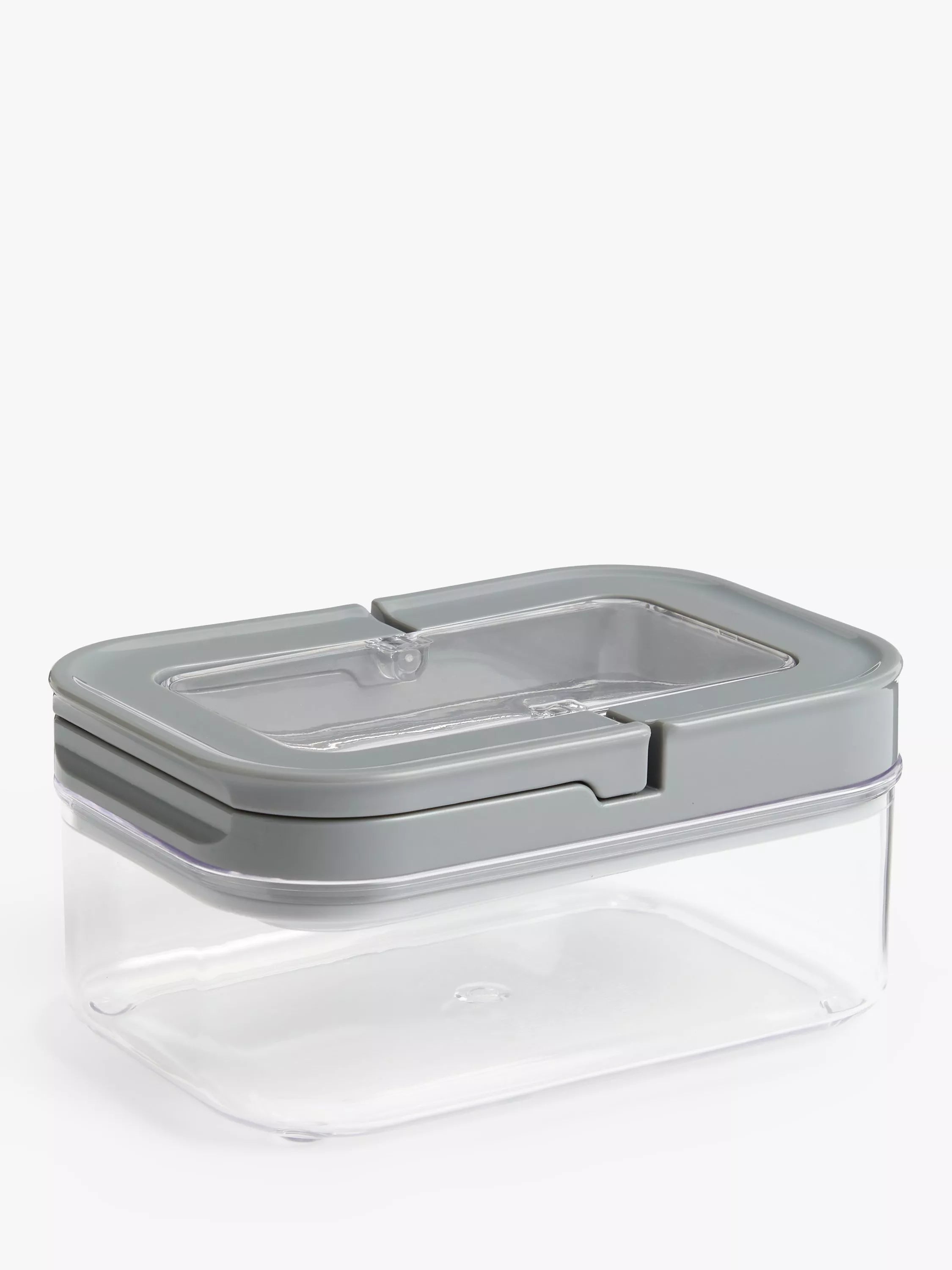 John Lewis Flip Lock airtight rectangular storage container 700ml, UK version