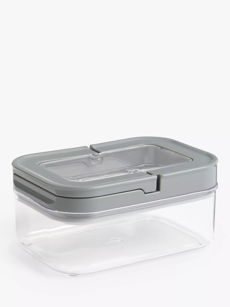 John Lewis Flip Lock airtight rectangular storage container 700ml, UK version