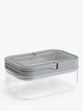 John Lewis Flip Lock airtight rectangular storage container 700ml, UK version