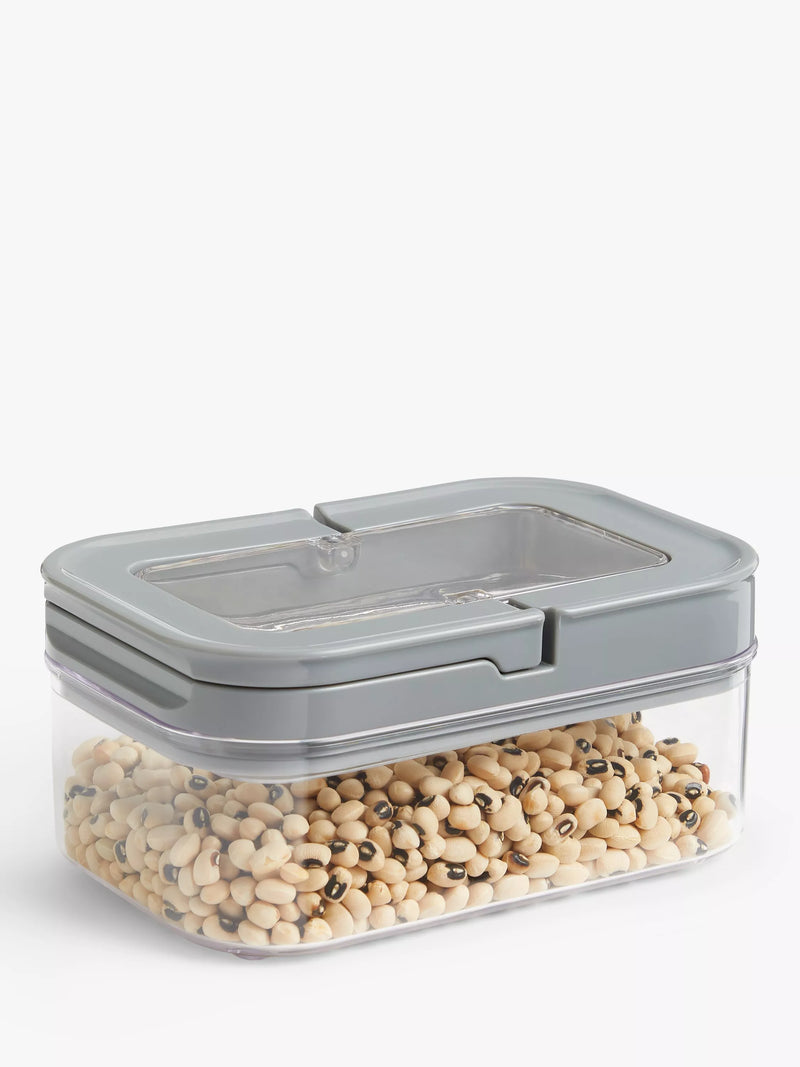 John Lewis Flip Lock airtight rectangular storage container 700ml, UK version