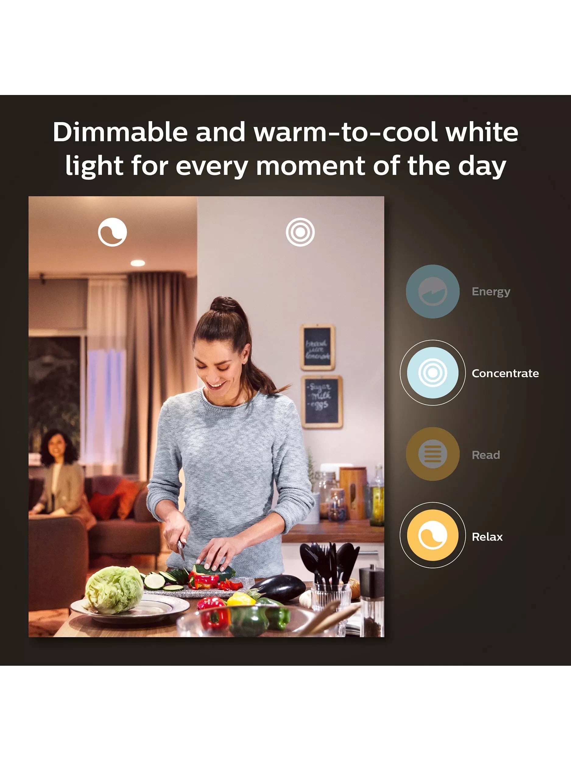 Philips Hue White Ambiance LED bulb pack of 2 E27 - British product