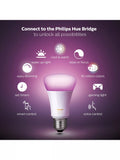 Philips Hue smart lighting starter kit with 2 bulbs and bridge (British brand)
