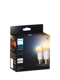 Philips Hue White Ambiance smart LED bulb B22 pack of 2, UK version
