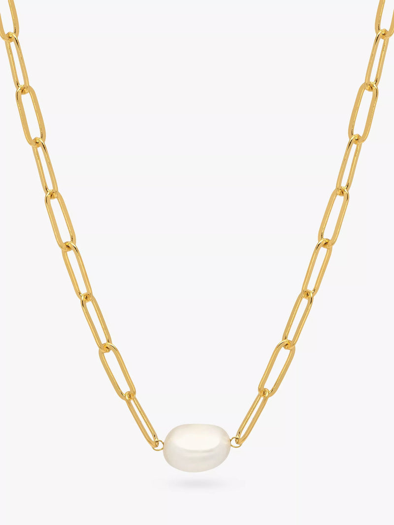 Estella Bartlett gold pearl necklace chain, UK version