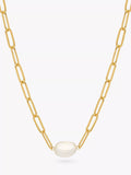Estella Bartlett gold pearl necklace chain, UK version