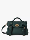 Mulberry Mini Alexa Heavy Grain Leather Cross Body Bag - Mulberry Green