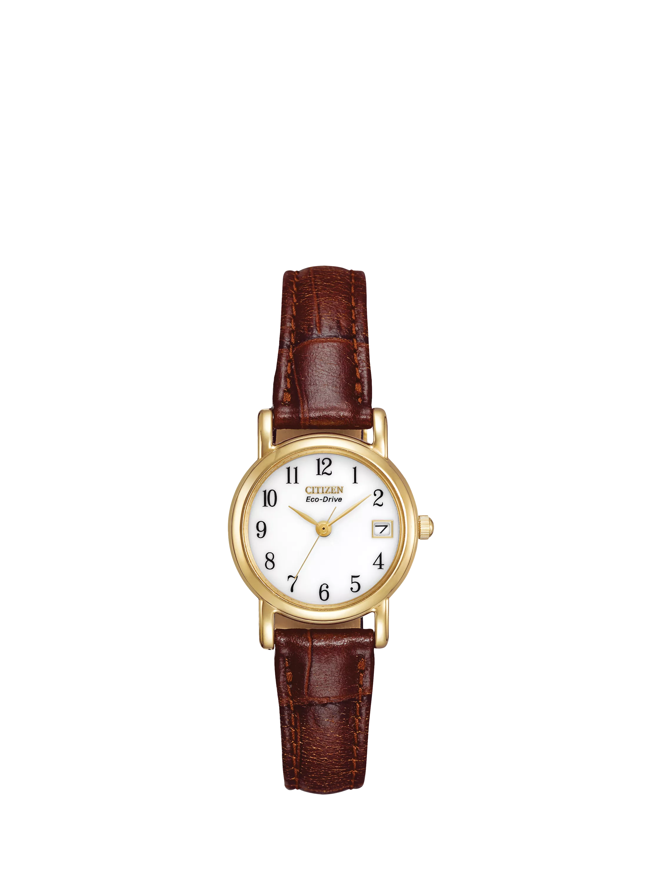 Citizen women's Eco-Drive leather strap watch, imported from the UK