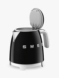 Smeg mini kettle 0.8L in black (British brand)