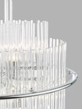 Art-Deco glass ceiling light adjustable height - British product