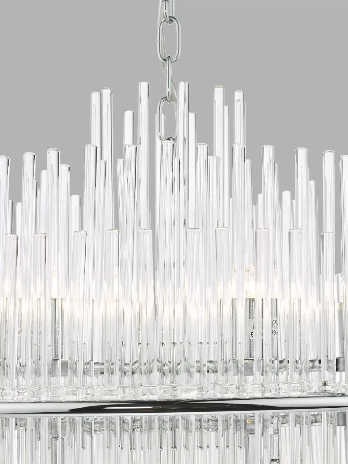 Art-Deco glass ceiling light adjustable height - British product